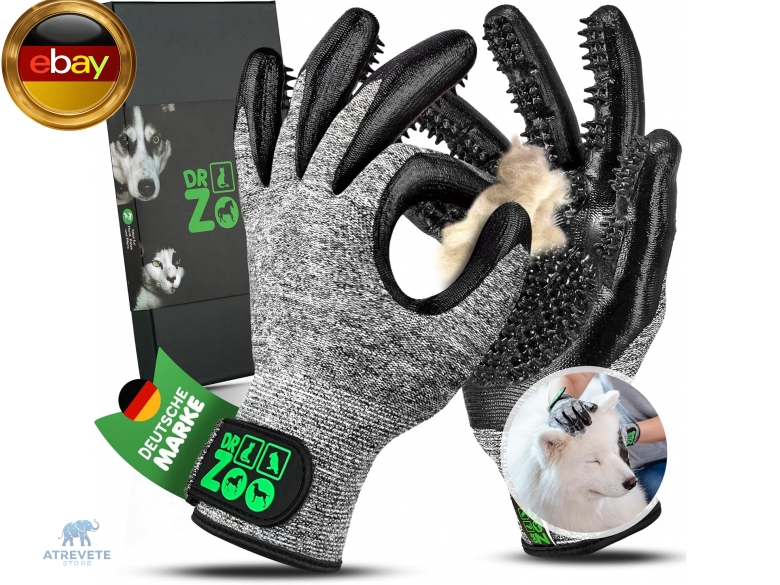 DR Zoo Fellpflegehandschuh fr Katze, Hund oder Pferd - (1 Paar, Gr. M) - |  eBay.de